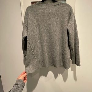 MARGARET O'LEARY 100% cashmere Distressed sweater.